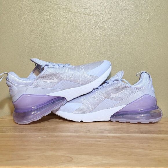 Nike Air Max 270 Running Shoes Amethyst Tint Purple White AH6789-502 Women's 8.5 - Picture 4 of 8